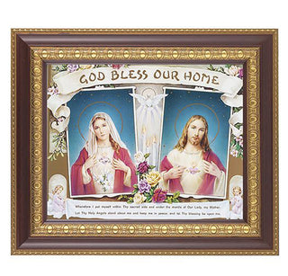House Blessing-Shj-Ihm Cherry Frame 10.25X12.25" 8X10 Print