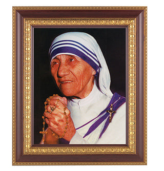 Mother Teresa Cherry Frame 10.25X12.25" 8X10 Print