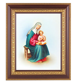 St. Anne In Cherry Frame 10.25X12.25" 8X10 Print
