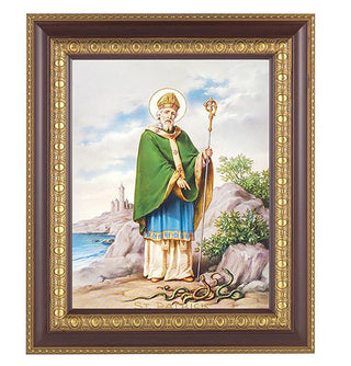 St. Patrick In Cherry Frame 10.25X12.25" 8X10 Print