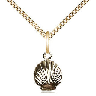 Gold-Filled Shell Pendant