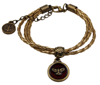 4-pack - Antique Gold Confirmation Bracelet