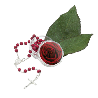 Rose Scented Miraculous Center Rosary