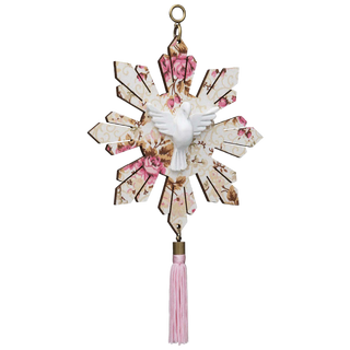Pink Holy Spirit Ornament
