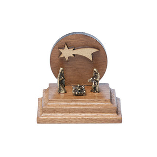 4-pack - Mini Wooden Nativity