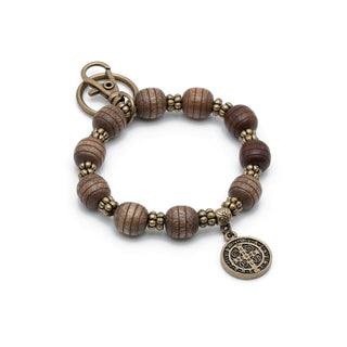 4-pack - St. Benedict Key Ring Bracelet