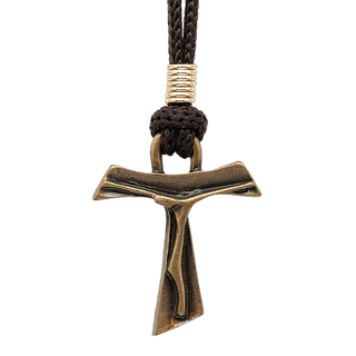 Bulk Tau Cross with Corpus Necklace