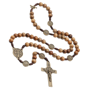 St. Benedict Rosary Necklace