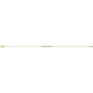 14K Yellow Mama 6 1/2-7 1/2" Bracelet