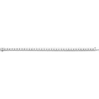 14K White 9 1/6 CTW Natural Diamond Line 7 1/4" Bracelet