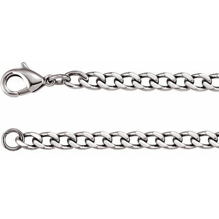 Stainless Steel 4.8 mm Curb 20" Chain