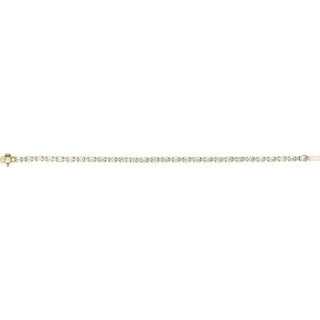 14K Yellow 5 1/2 CTW Lab-Grown Diamond Line 7" Bracelet