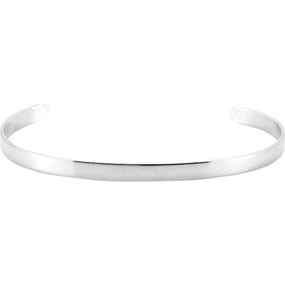 Sterling Silver Engravable Bangle 7 1/2" Bracelet