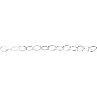 Sterling Silver 11.2 mm Cable 8" Bracelet