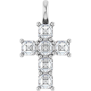 Platinum 1 CTW Lab-Grown Diamond Pendant