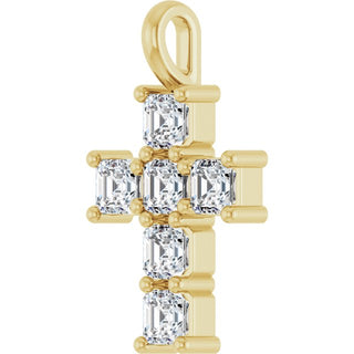 14K Yellow 1 CTW Natural Diamond Pendant