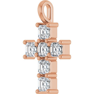 14K Rose 1 CTW Lab-Grown Diamond Pendant