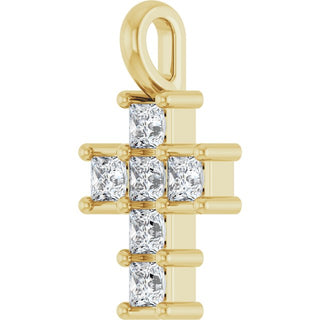 14K Yellow 1/4 CTW Natural Diamond Pendant