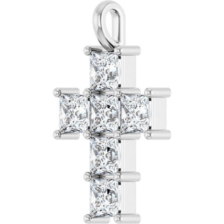 10K White 2 1/3 CTW Natural Diamond Pendant