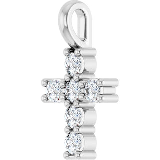Sterling Silver 1/6 CTW Natural Diamond Pendant