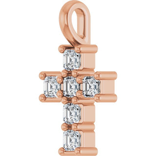 10K Rose 1/3 CTW Natural Diamond Pendant