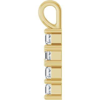 10K Yellow 1/3 CTW Lab-Grown Diamond Pendant