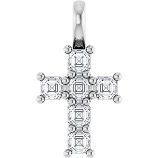 Platinum 1/3 CTW Natural Diamond Pendant