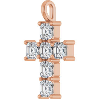 14K Rose 2 CTW Natural Diamond Pendant