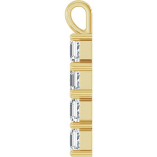 14K Yellow 2 CTW Natural Diamond Pendant