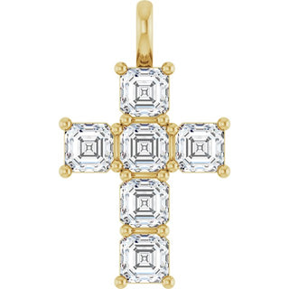 10K Yellow 2 CTW Natural Diamond Pendant