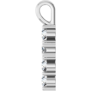 Sterling Silver 1/3 CTW Lab-Grown Diamond Pendant