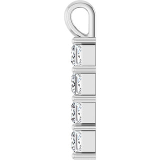 Platinum 1 CTW Natural Diamond Pendant