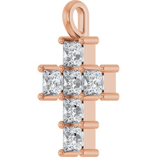 14K Rose 1 CTW Lab-Grown Diamond Pendant