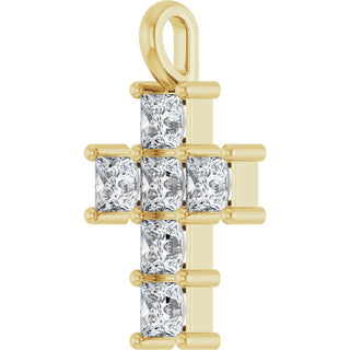 14K Yellow 1 CTW Natural Diamond Pendant