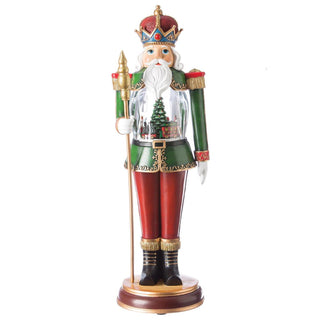 18-Inch Led Musical Nutcracker W/ Rotating Train
