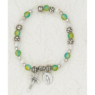 4-pack - Italian Faux Birthstone Stretch Bracelet