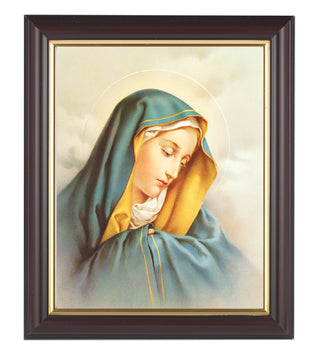 Our Lady of Sorrows In Walnut Frame 10.25X12.25" 8X10 Print
