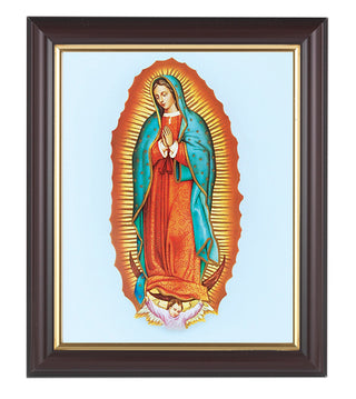 Our Lady Of Guadalupe In Walnut Frame 10.25X12.25" 8X10Prt