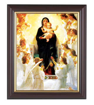 Bouguereau:Queen Of The Angels Walnut Frame 10.25X12.25" 8X10Prt