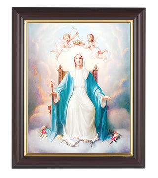 Queem Of Heaven In Walnut Frame 10.25X12.25" 8X10 Print