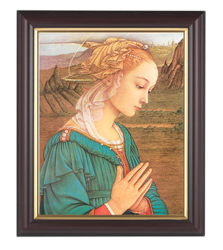 Lippi-Madonna Walnut Frame 10.25X12.25" 8X10 Print