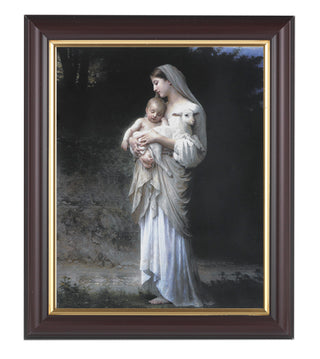 Bouguereau:Divine Innocence Walnut Frame 10.25X12.25" 8X10Prt
