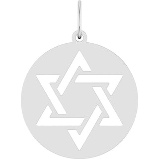 Sterling Silver Star of David Pendant