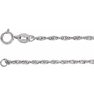 7 Inch Rope Bracelet With Spring Ring 14K Yellow Gold Ch74 92977 P