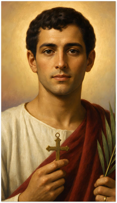 St. Valerian of Rome Holy Cards