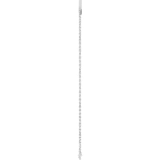 14K White Lightning Bolt Link 6 1/2-7 1/2" Bracelet