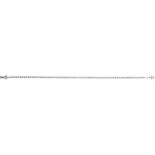 Sterling Silver Geometric Line 7" Bracelet