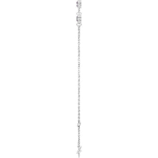 Sterling Silver Lab-Grown Alexandrite 6 1/2-7 1/2" Bracelet