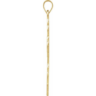 14K Yellow 32x21 mm Orthodox Cross Pendant