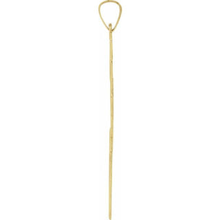 14K Yellow 32x18 mm Orthodox Cross Pendant